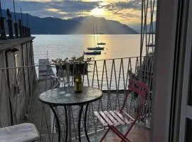 With your feet in the lake