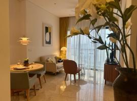 1BR condo with Amazing KLCC View & Infinity Pool at Lalaport Bukit Bintang, apartmán v rezidenci v Kuala Lumpur