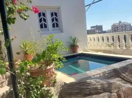 Roof top villa with a swimming pool
