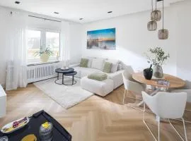 White Pearl Ferienwohnung zentral und strandnah mit Fahrradstellplatz