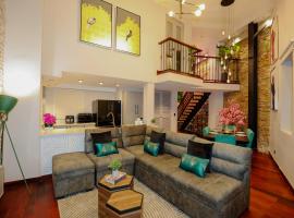 CASA ESMERALDA, duplex raffin&eacute; de 120m2 &agrave; Casco Viejo，巴拿馬城的自炊式住宿