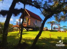 Chalé na Pousada Eco das Aves próximo a vinícola Thera