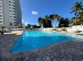 Downtown Isla Verde Beachfront Apartment with Pool and Parking