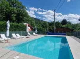 Chalet avec piscine 2C