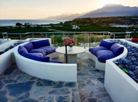 MakryGialos Rooftop Escape at Lagada Resort, hotel v destinaci Pévkoi