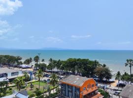 30m beachfront Seaview Jomtien beach high level seaside Thiantong condo, acomoda&ccedil;&atilde;o em condom&iacute;nio em Praia de Jomtien