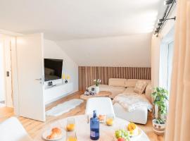 Ferienwohnung mit sonnigen Balkon und Berg Blick im Allgäu, hotel v destinaci Sonthofen