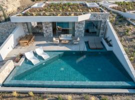 Akres Luxury Sea View Villas，帕薩里迪的木屋