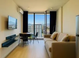 Квартира с отдельной спальней и видом на горы в новом комплексе Next apartments