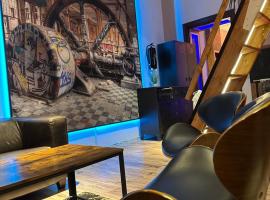 Einzigartige Ferienwohnung bunt wie Berlin