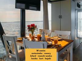 Yacht Hotel - Houseboat - pedal boat, motorboat FREE, Boot in Mielno