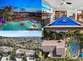 Dream Home with Pool, Water Slide, Spa and Views