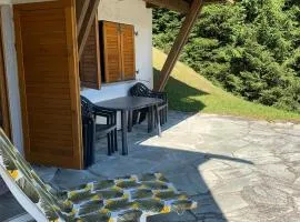 Ferienwohnung Laax mit Traumblick, großem Balkon und Terrasse