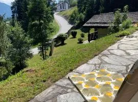 Ferienwohnung Laax mit Traumblick, großem Balkon und Terrasse
