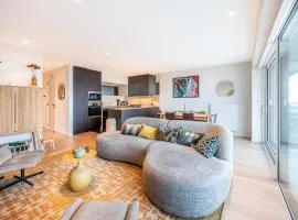 Apartment with sea view in St-Idesbald, cleaning included