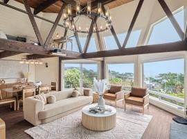 Newly updated w Stunning ocean view in Moss beach Near San Francisco Bay Area, hôtel à Moss Beach