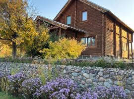 Эко Дом из сруба, hotel met zwembaden in Zhezdi