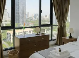 2BR 2BA Luxury Lifestyle 5min walk Thonglor BTS