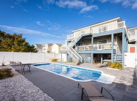Semi-Oceanfront 8 bed with Pool Spa Ocean Views, Hotel in Nags Head