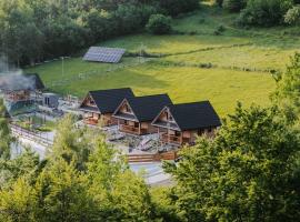 Chaty pod Pilskiem - sauna i jacuzzi w cenie - Krzyżówki - Korbielów, hotell sihtkohas Korbielów