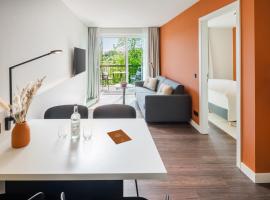 &Uuml;berwasser Hotel, acomoda&ccedil;&atilde;o com cozinha em Cuxhaven