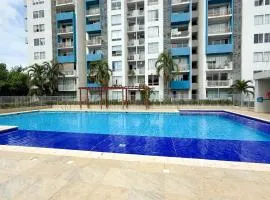 Hermoso Apartamento con Pisicina 3 Habitaciones I214