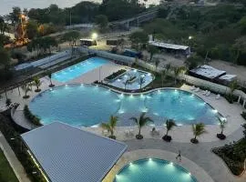 Moderno, vista al mar, AC, Wifi200MB,5Min Aeropuerto