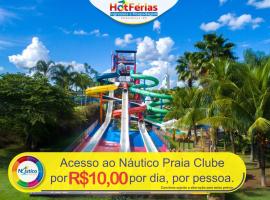 Náutico Flat Caldas Novas, com acesso ao Náutico Praia Clube por Dez Reais - HotFérias, hotel v destinaci Caldas Novas
