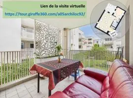CosyHome in Paris, gare et terrasse