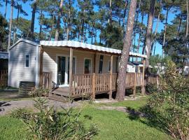 KOKUA VACANCES Mobil Homes R&eacute;sidentiels camping 4 &eacute;toiles JULIEN EN BORN, camping &agrave; Saint-Julien-en-Born