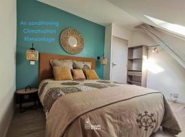 Appartement Tout Confort Clim, Lit Queen Size