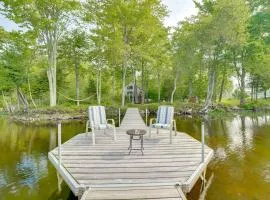 Hot Tub & Boat Dock: Waterfront Maine Retreat!