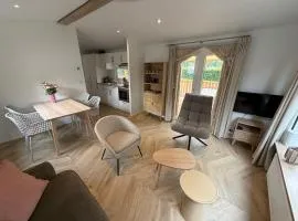 Luxe chalet op 5-sterren camping-4P-ruime veranda-2 fietsen