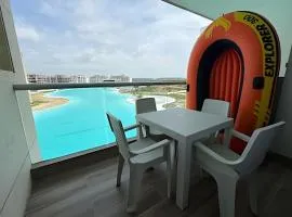 Vista a Laguna de Kristal + Bote inflable