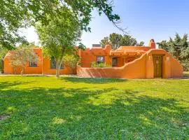 Las Cruces Santa Fe-Style Adobe Home on 6 Acres!