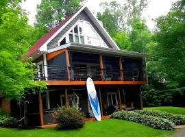 Chalet de luxe Équinoxe - bord de l'eau avec Spa