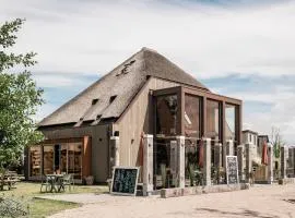 Cozy tent lodge with terrace