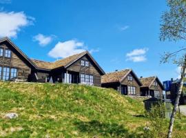 Flott hytte Sol, utsikt, Jacuzzi, villa in Hovden