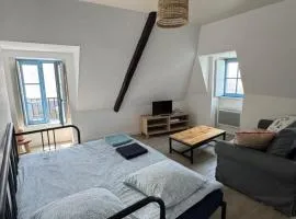 Le CulSalé joli studio au cœur des remparts avec vue imprenable sur les toits