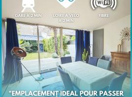 Ancevia, Maison proche gare et Loire avec jardin, hotel v destinaci Ancenis