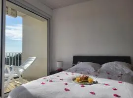 Appartement rénové pour 4 pers., vue mer, salle de jeux et parking inclus - FR-1-364-180