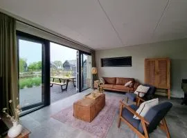 Water Villa in Balk with Private Jetty, cleaning included