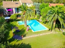 Grande Villa, Villefranche-sur-mer, Psicine, Terrain de tennis