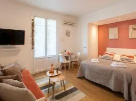 Studio Blvd Carnot 10 min Palais Festivals - Balcony & AC