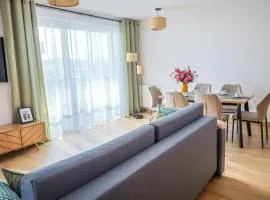 M&D apartamenty w Karkonoszach! 2 sypialnie, salon z aneksem, balkon z widokiem na góry