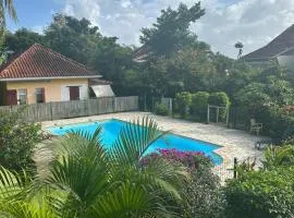 Appart 50m2 climatisé avec piscine - plage Anse à l'Ane