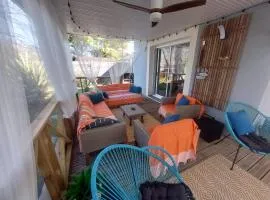 BASSIN D'ARCACHON, Maison vacances climatisée au calme, proche plage