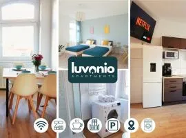 Luvonio Apartments - modern & zentral mit WLAN, 55 Zoll Smart TV & DeLonghi Kaffeeautomat
