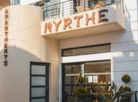 Myrthe Apartments, hotel Mírtoszban