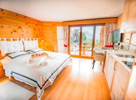 Clouds Studio Alpin Luxury View and Pool, self catering accommodation in Villars-sur-Ollon